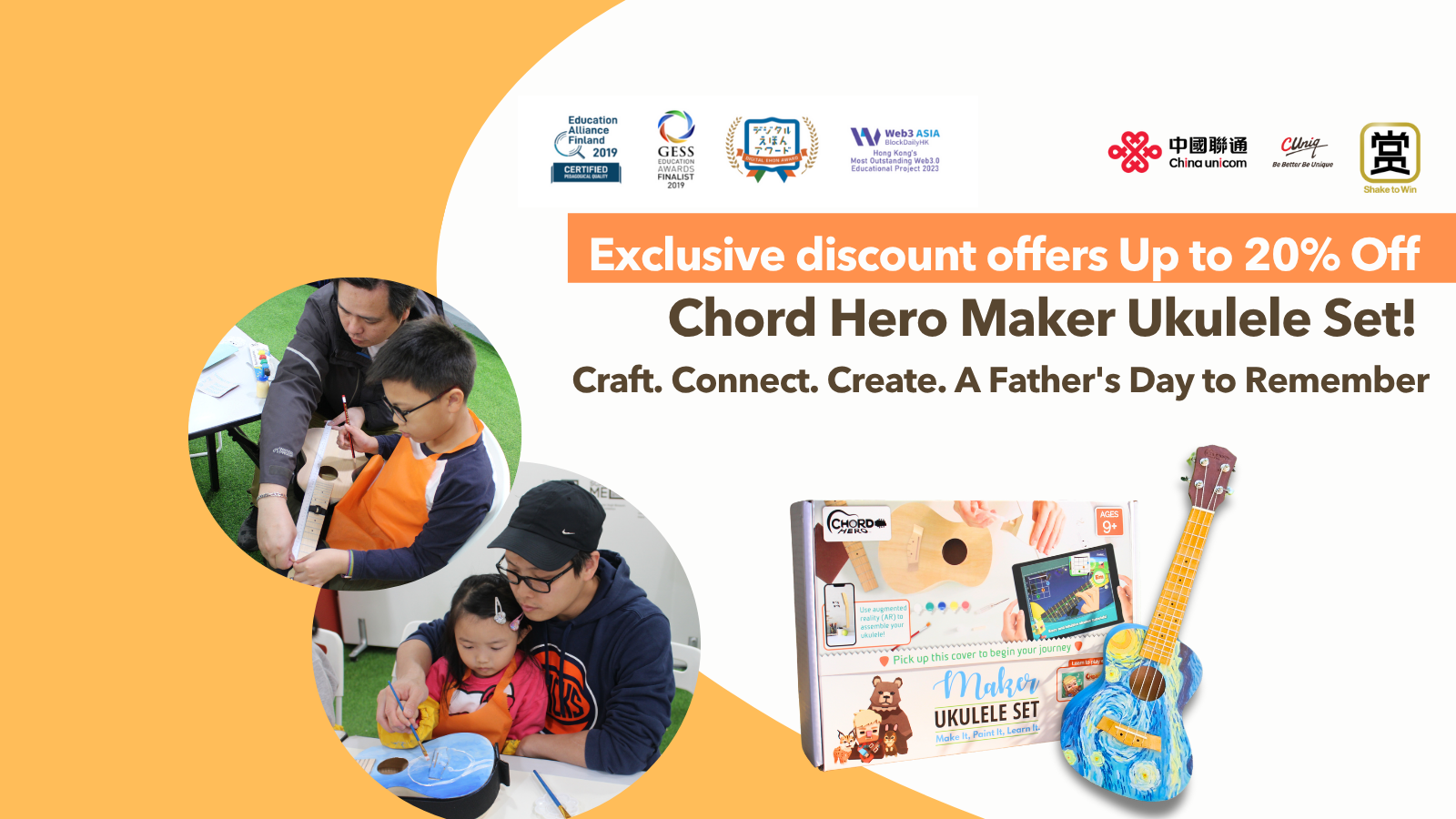 Chord Hero Maker Ukulele Set | Where Craft Meets Connection